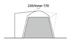 Outwell Inner Tent For Milestone Bremburg Linnburg & Starville Awnings -Jacksons Leisure Supplies outwell bremburg 3 29522.1634655032