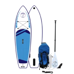 Sandbanks SUP Style Wave 9' 6" ISUP Inflatable Paddle Board -Jacksons Leisure Supplies sandbanks wave paddle board blue sup 23303.1654678535