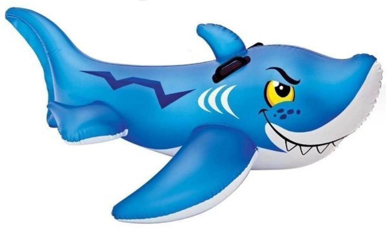 Intex Children's Scary Shark Swimming Pool Ride On Toy 2 Intex Children's Scary Shark Swimming Pool Ride On Toy - Image 2