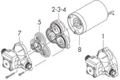 Shurflo Trail King Caravan Motorhome Pressurised Water Pump -Jacksons Leisure Supplies shurflo diagram 73359.1371034343