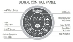 Bestway Lay-Z-Spa Siena Inflatable Hot Tub 11 Bestway Lay-Z-Spa Siena Inflatable Hot Tub -Jacksons Leisure Supplies siena control 48741.1496527198