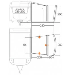 Vango Sonoma II 350cm Air Caravan Motorhome Awning 13 Vango Sonoma II 350cm Air Caravan Motorhome Awning -Jacksons Leisure Supplies sonoma ii 250 floorplan 42486.1530026866