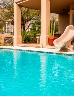 SR Smith SlideAway Portable Residential Swimming Pool Slide -Jacksons Leisure Supplies srs slideaway beauty shot1 51936.1561059596