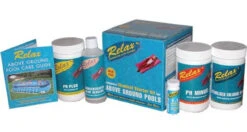 Relax Above Ground Swimming Pool Chemical Starter Kit