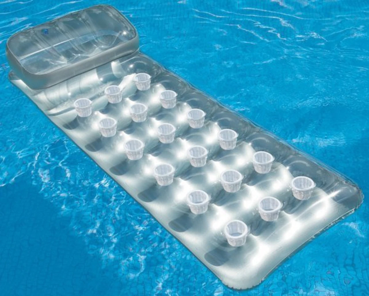 Intex 18 Pocket Inflatable Lilo Sun Tanner Lounger 3 Intex 18 Pocket Inflatable Lilo Sun Tanner Lounger - Image 3