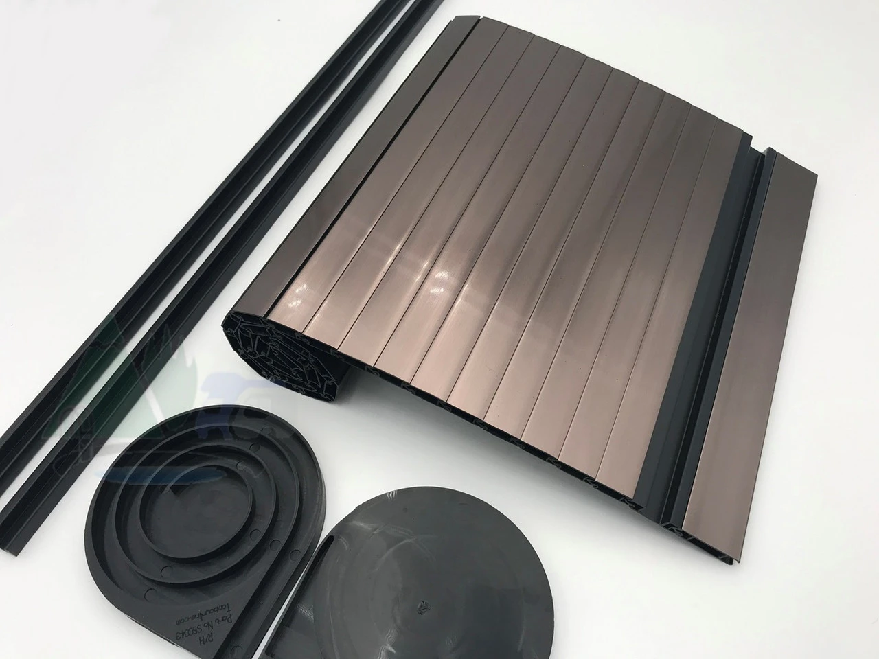 Tambour Roller Door Kit In Bronze For Campervans 1 Tambour Roller Door Kit In Bronze For Campervans