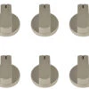 Thetford 6 Pack Hob Control Knob For Coccina And Aspire Cookers - Caravan And Motorhome Spare