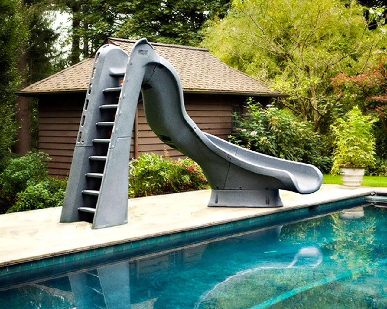 SR Smith Turbo Twister Swimming Pool Slide 1 SR Smith Turbo Twister Swimming Pool Slide