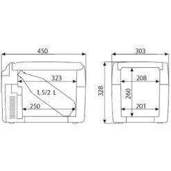 Dometic Waeco Tropicool TCX14 Thermoelectric Cool Box -Jacksons Leisure Supplies waeco tcx14 dimensions 58490.1554819753
