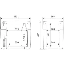 Dometic Waeco Tropicool TCX21Thermoelectric AC/DC Cool Box -Jacksons Leisure Supplies waeco tcx21 dimensions 22423.1554812854