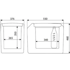 Dometic Waeco Tropicool TCX35 Thermoelectric 12v 24v Mains Cool Box -Jacksons Leisure Supplies waeco tcx35 dimensions 92410.1533744685