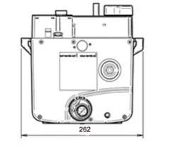 Whale Expanse Balanced Flue Gas Water Heater For Motorhomes -Jacksons Leisure Supplies whale Expanse Water Heater End Dimensions 27655.1541073905